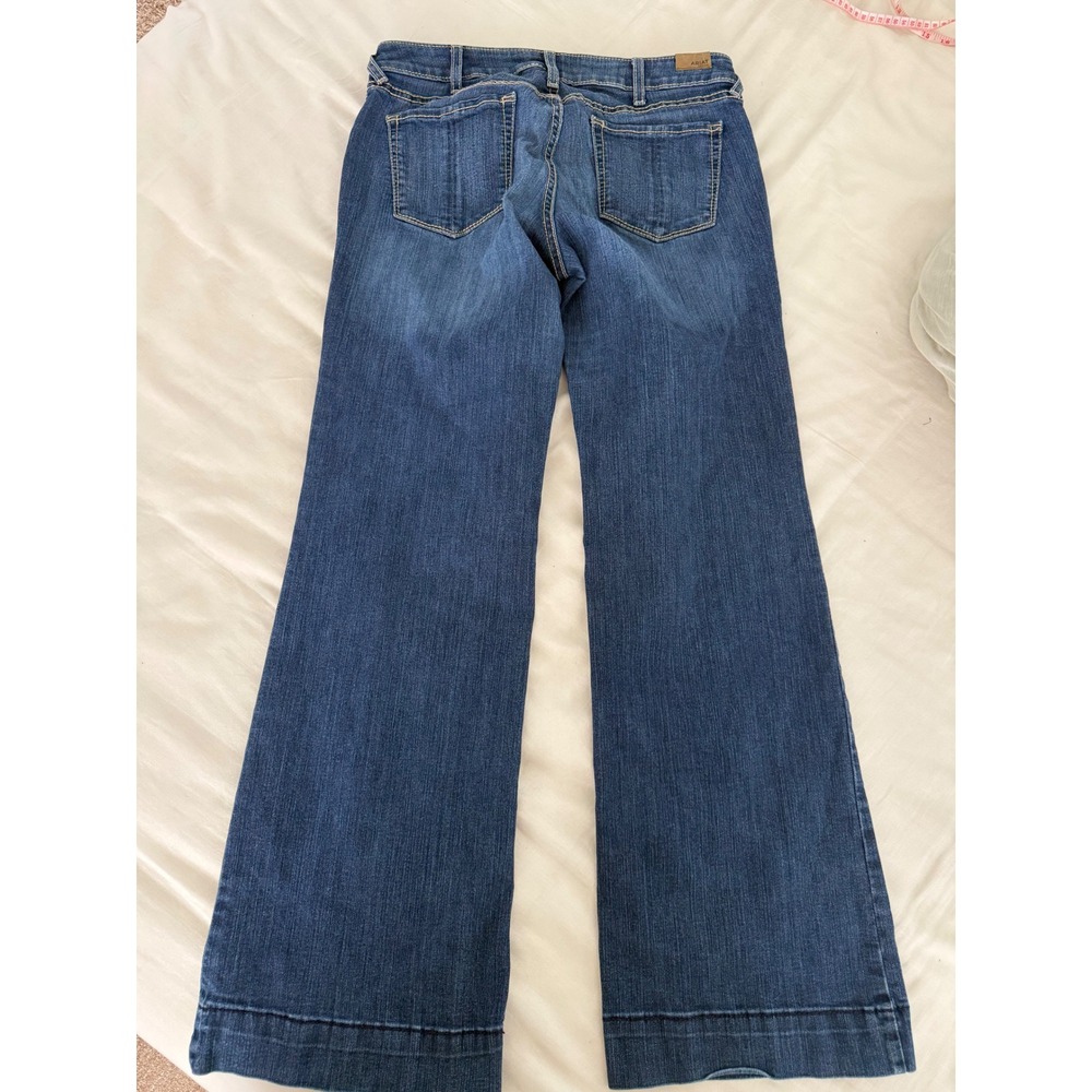 Ariat Trouser Jeans Womens 32R Wide Leg Western Cowgirl Denim - Picture 6 of 10